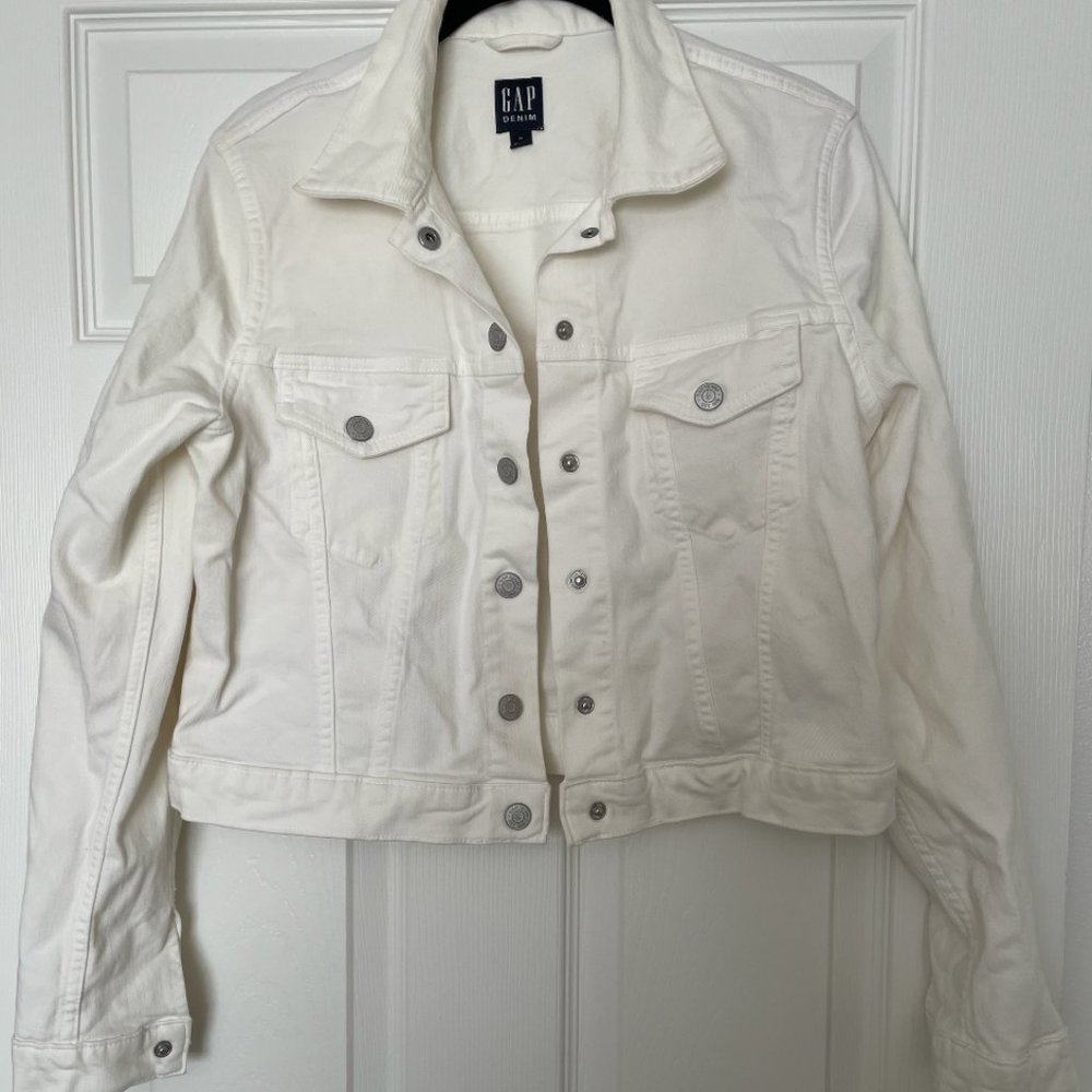 White Denim Jacket